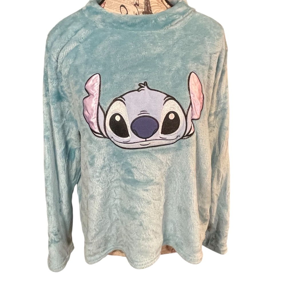 Disney Soft Blue Fleece stitch Pullover